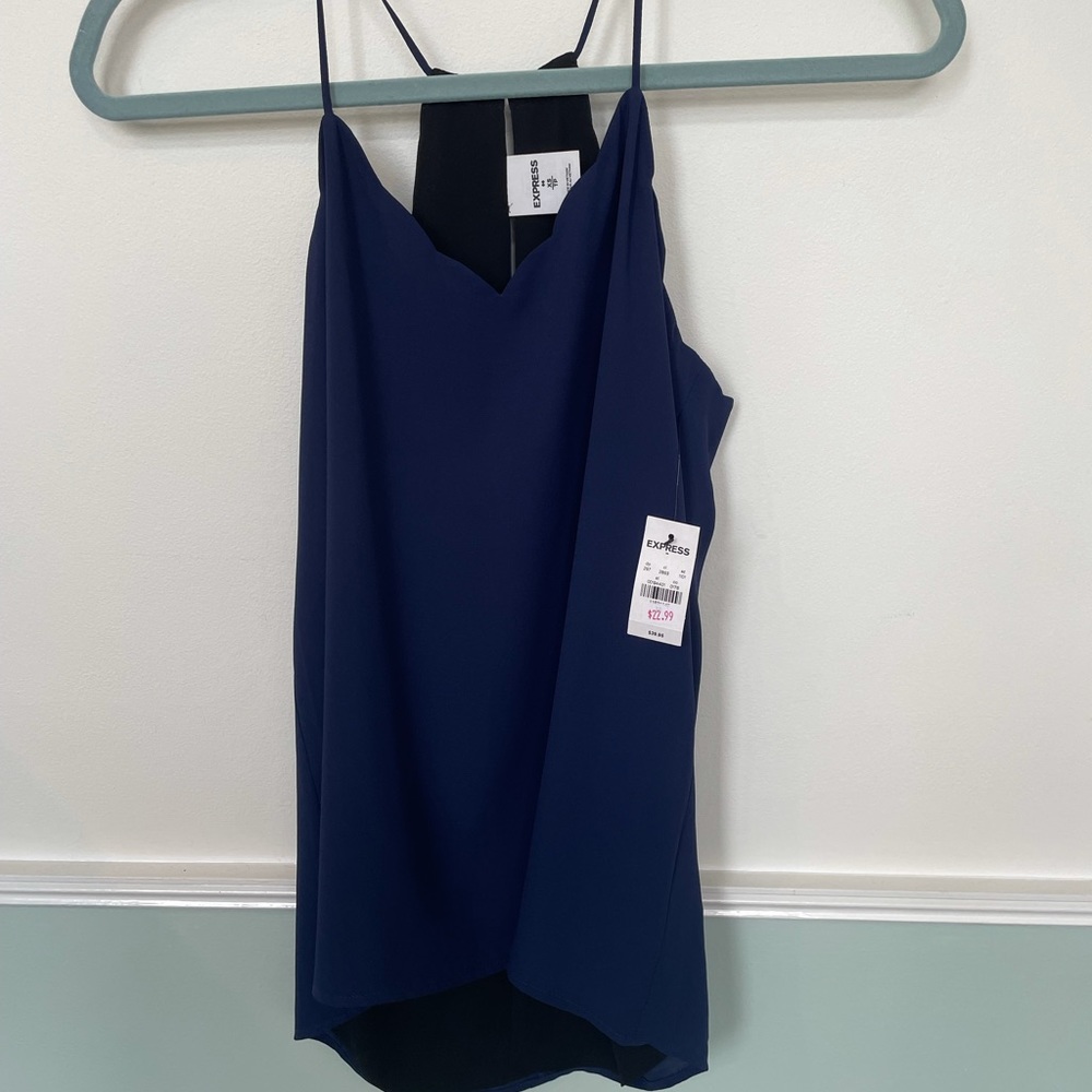 NWT Express reversible tank top blouse